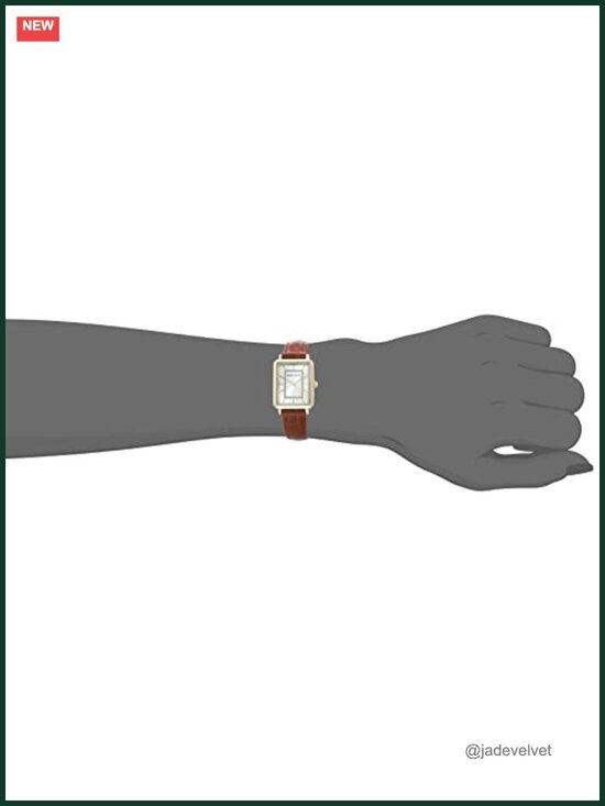 Anne Klein Women\'s Glitter Accented Croco-Grain Strap Watch main image 4
